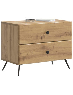 Armadio da Notte Rovere Artigianale 62 x 34,5 x 47,5 cm 2