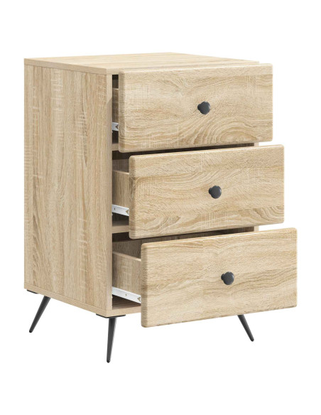 Armadio da Notte con cassetto Rovere Sonoma 43 x 41 x 66,5 cm
