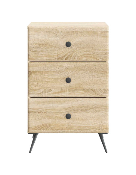 Armadio da Notte con cassetto Rovere Sonoma 43 x 41 x 66,5 cm