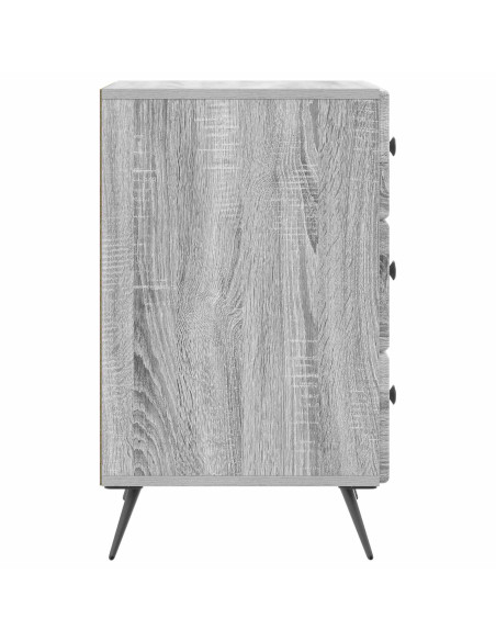 Armadio da Notte con cassetto Grigio Sonoma 43 x 41 x 66,5 cm