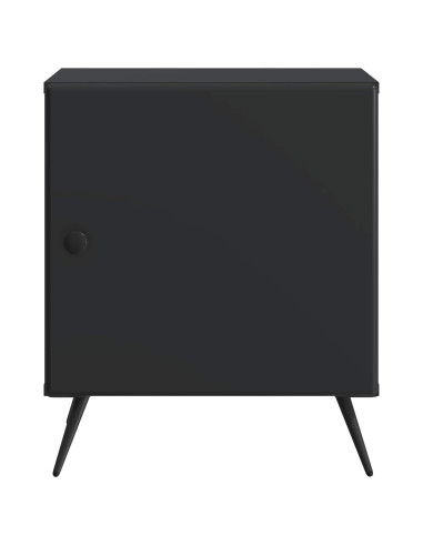 Armadio da Notte Nero 43 x 34,5 x 50 cm Legno ingegnerizzato
