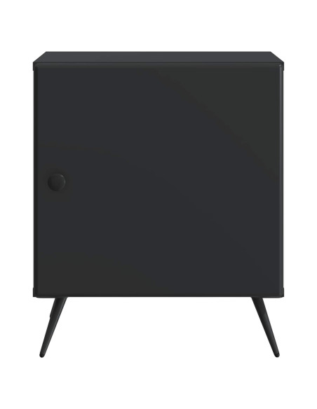 Armadio da Notte Nero 43 x 34,5 x 50 cm Legno ingegnerizzato
