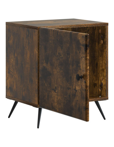 Armadio da Notte Rovere Fumo 43 x 34,5 x 50 cm