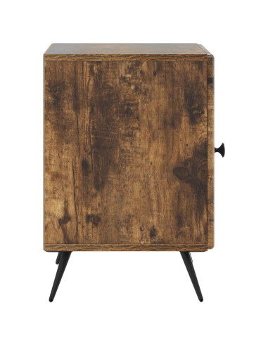 Armadio da Notte Rovere Fumo 43 x 34,5 x 50 cm