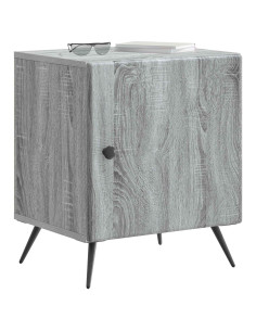 Armadio da Notte Grigio Sonoma 43 x 34,5 x 50 cm 2