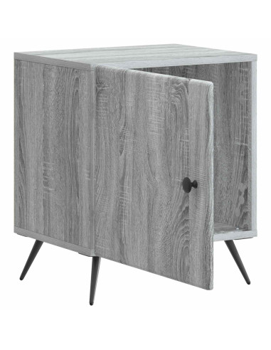 Armadio da Notte Grigio Sonoma 43 x 34,5 x 50 cm