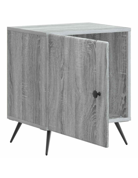 Armadio da Notte Grigio Sonoma 43 x 34,5 x 50 cm