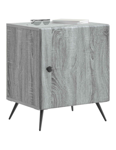 Armadio da Notte 2 pcs Grigio Sonoma 43 x 34,5 x 50 cm