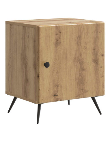Armadio da Notte 2 pcs Rovere Artigianale 43 x 34,5 x 50 cm