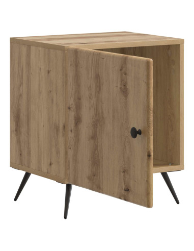 Armadio da Notte 2 pcs Rovere Artigianale 43 x 34,5 x 50 cm