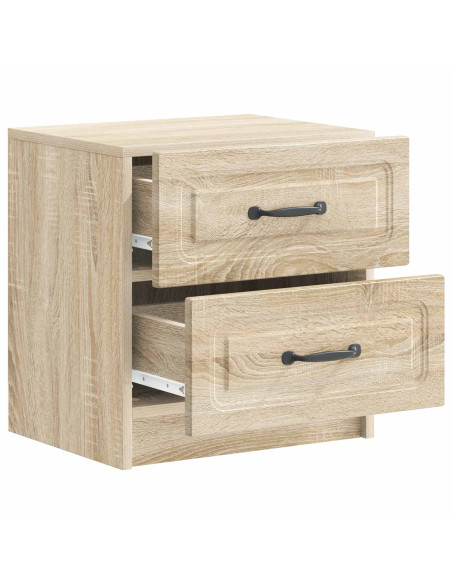 Armadio da Notte 2 pcs Rovere Sonoma 43 x 34,5 x 44,5 cm