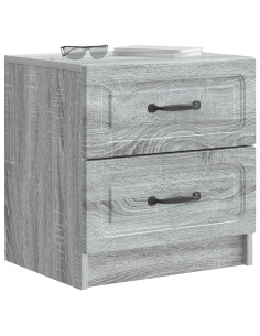 Armadio da Notte 2 pcs Grigio Sonoma 43 x 34,5 x 44,5 cm 2