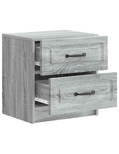 Armadio da Notte 2 pcs Grigio Sonoma 43 x 34,5 x 44,5 cm