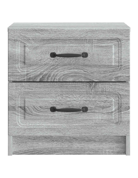 Armadio da Notte 2 pcs Grigio Sonoma 43 x 34,5 x 44,5 cm
