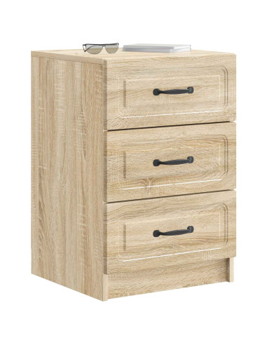 Armadio da Notte con cassetto Rovere Sonoma 43 x 41 x 63,5 cm
