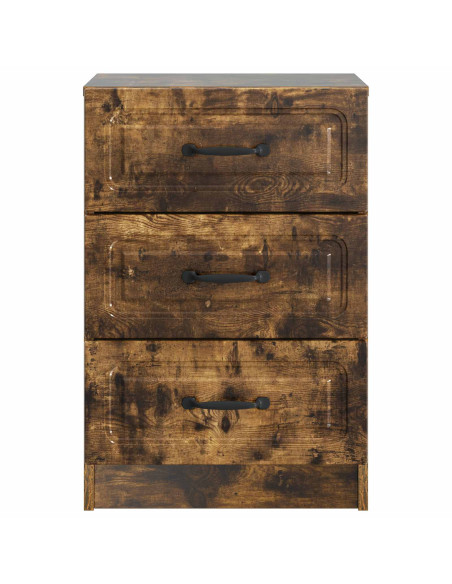 Armadio da Notte con cassetto Rovere Fumo 43 x 41 x 63,5 cm