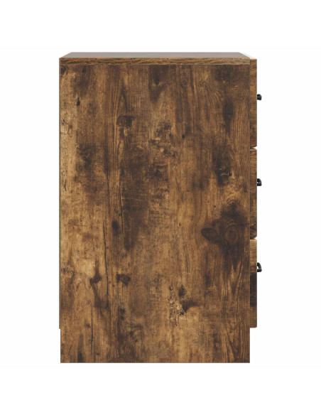 Armadio da Notte con cassetto Rovere Fumo 43 x 41 x 63,5 cm