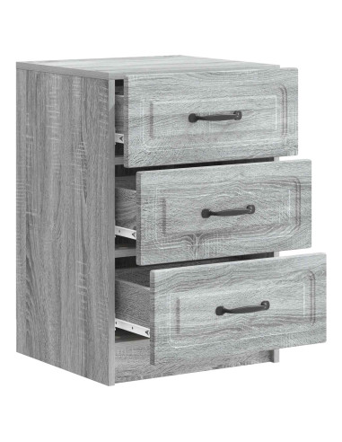 Armadio da Notte con cassetto Grigio Sonoma 43 x 41 x 63,5 cm