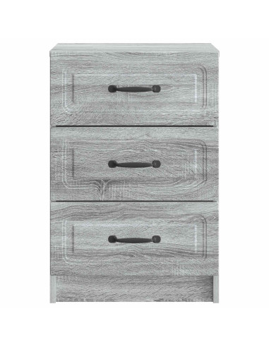 Armadio da Notte con cassetto Grigio Sonoma 43 x 41 x 63,5 cm