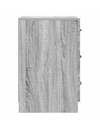 Armadio da Notte con cassetto Grigio Sonoma 43 x 41 x 63,5 cm