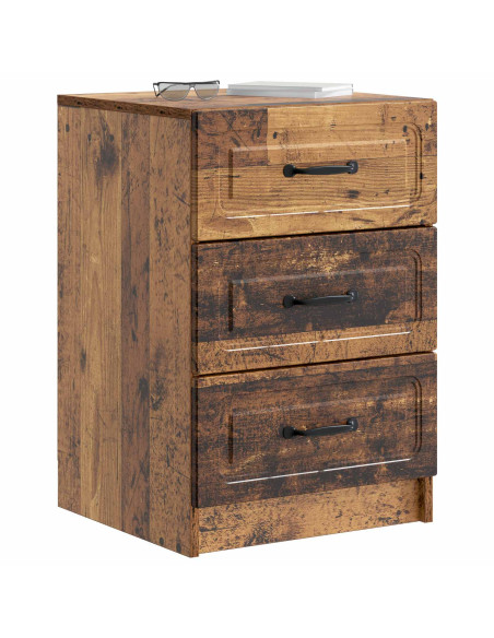 Armadio da Notte con cassetto Legno antico 43 x 41 x 63,5 cm