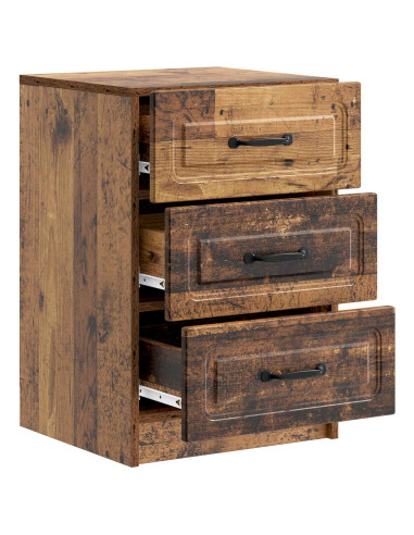 Armadio da Notte con cassetto Legno antico 43 x 41 x 63,5 cm