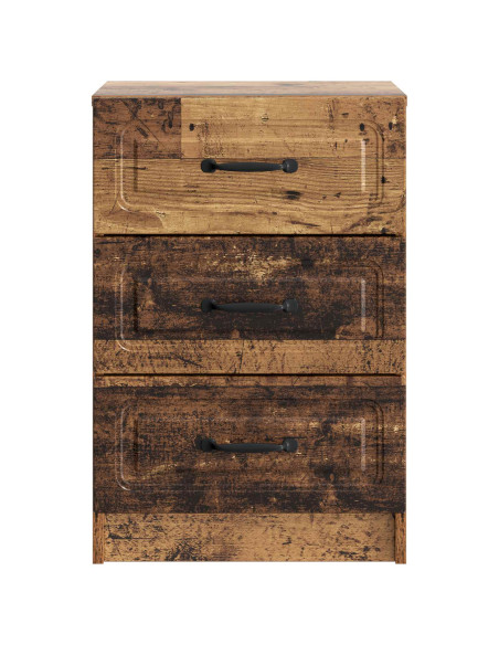 Armadio da Notte con cassetto Legno antico 43 x 41 x 63,5 cm
