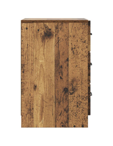 Armadio da Notte con cassetto Legno antico 43 x 41 x 63,5 cm