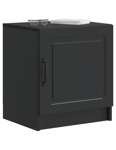 Armadio da Notte Nero 43 x 34,5 x 47 cm Legno ingegnerizzato