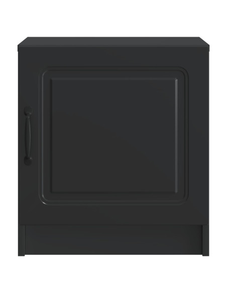 Armadio da Notte Nero 43 x 34,5 x 47 cm Legno ingegnerizzato