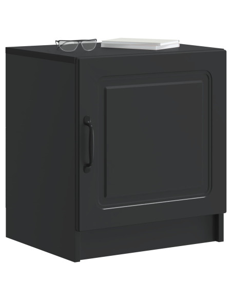 Armadio da Notte 2 pcs Nero 43 x 34,5 x 47 cm