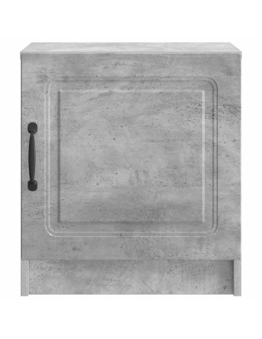 Armadio da Notte 2 pcs Grigio Cemento 43 x 34,5 x 47 cm