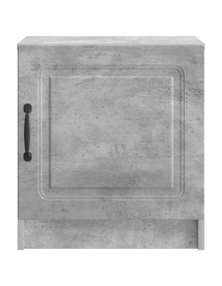Armadio da Notte 2 pcs Grigio Cemento 43 x 34,5 x 47 cm
