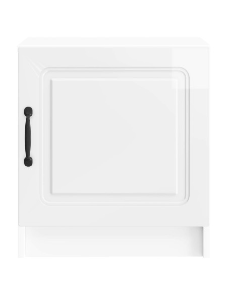 Armadio da Notte 2 pcs Bianco Lucido 43 x 34,5 x 47 cm