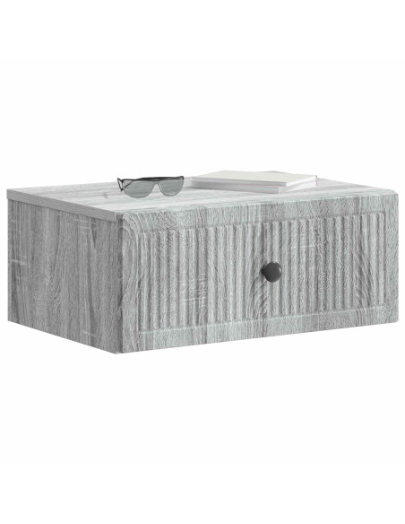 Armadio da Notte con cassetto Grigio Sonoma 49 x 34,5 x 20 cm