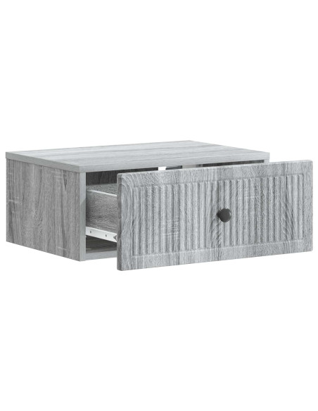 Armadio da Notte con cassetto Grigio Sonoma 49 x 34,5 x 20 cm