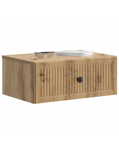 Armadio da Notte 2 pcs Rovere Artigianale 49 x 34,5 x 20 cm