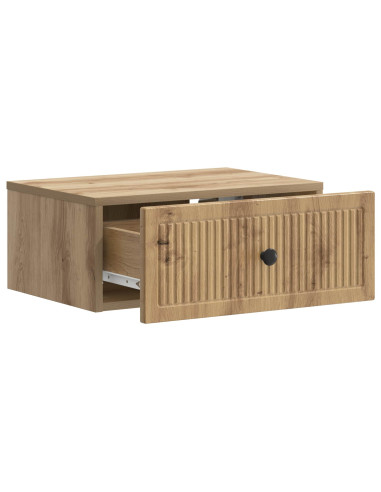 Armadio da Notte 2 pcs Rovere Artigianale 49 x 34,5 x 20 cm