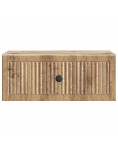 Armadio da Notte 2 pcs Rovere Artigianale 49 x 34,5 x 20 cm