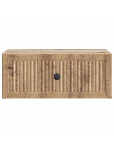 Armadio da Notte 2 pcs Rovere Artigianale 49 x 34,5 x 20 cm