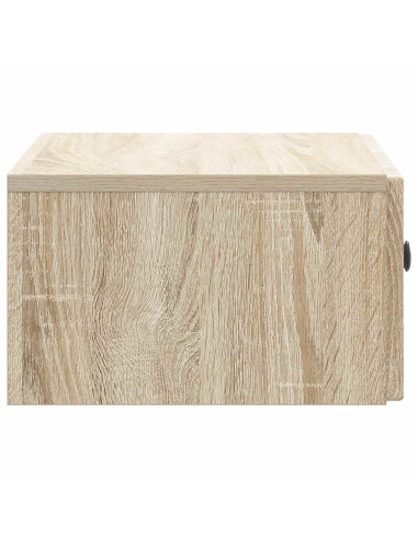 Mobiletto da notte a muro Rovere Sonoma 49 x 34,5 x 20 cm