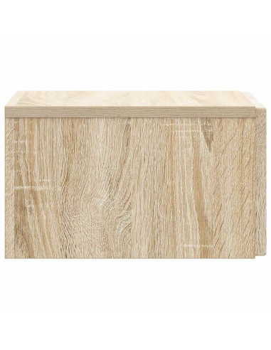 Mobiletto da notte a muro Rovere Sonoma 33 x 34,5 x 20 cm