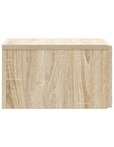 Mobiletto da notte a muro Rovere Sonoma 33 x 34,5 x 20 cm