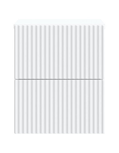Mobiletto da notte a muro 2 pcs Bianco 33 x 34,5 x 40 cm