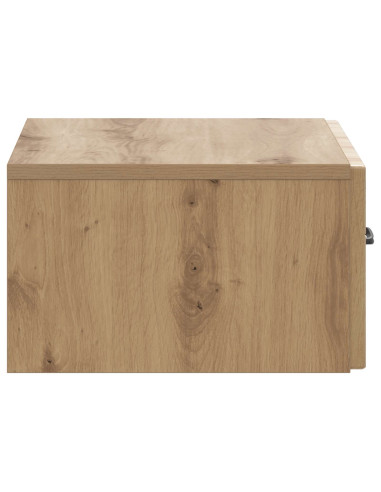 Mobiletto da notte a muro Rovere Artigianale 49 x 34,5 x 20 cm