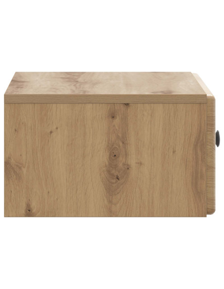 Mobiletto da notte a muro Rovere Artigianale 49 x 34,5 x 20 cm
