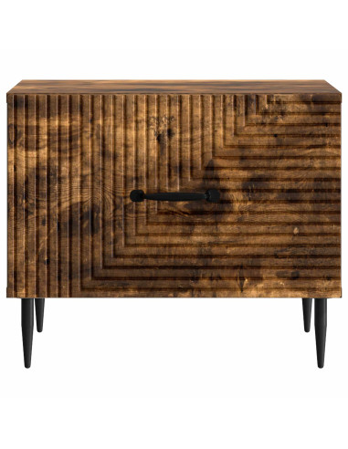 Tavolino da salotto con cassetto Rovere Fumo 49 x 50 x 40 cm