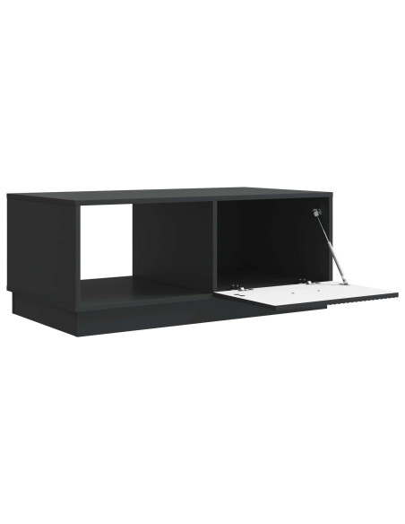 Tavolino da salotto Nero 90 x 50 x 37 cm Legno ingegnerizzato
