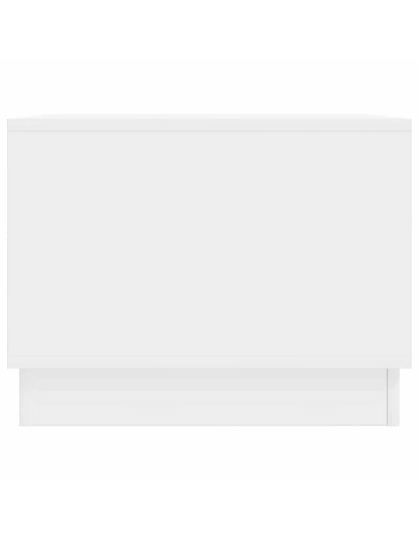 Tavolino da salotto Bianco Lucido 90 x 50 x 37 cm