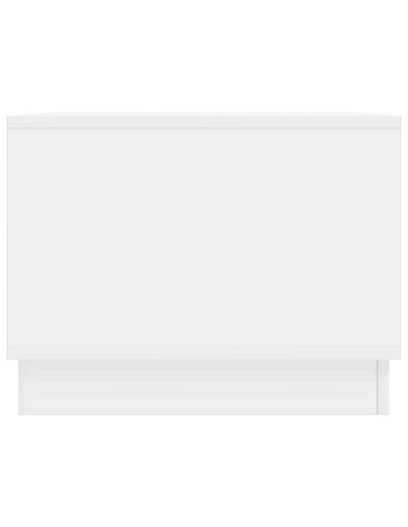 Tavolino da salotto Bianco Lucido 90 x 50 x 37 cm